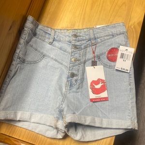 NWT high waisted shorts size 11 junior